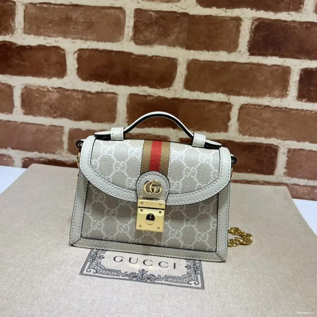 First bag ru GG MATELASSÉ GUCCI SMALL BAG HANDLE TOP 0706
